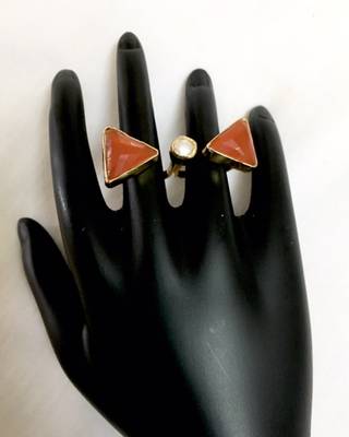 Dual finger ring for women 1