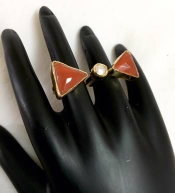 Dual finger ring for women 2