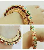 Jaipuri Jadau Navratan Sideopen Single Kara