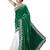 Green brasso brasso saree With Blouse