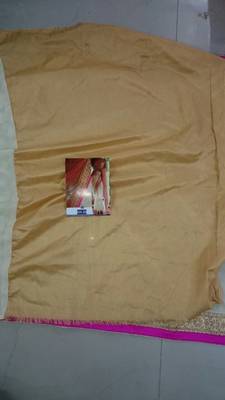 Off White Embroidered Georgette Saree With Blouse 3