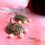 Antique Brass Round earrings