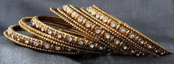 Antic Copper Colour 12 Bangles Set 2