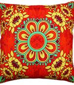 Gorgeous flower motif cushion cover