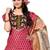 CottonBazaar Light Pink & Cream Colored Pure Cotton Dress Material