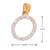 Outstanding O Initial Pendant Made With Stones without Chain
