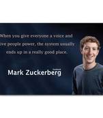 Mark Zuckerberg Quote Poster