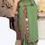 Satin Silk Green iridescent Designer Saree with Red undertone