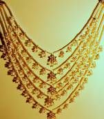 Traditional Five Line Kundan Satlada Haare