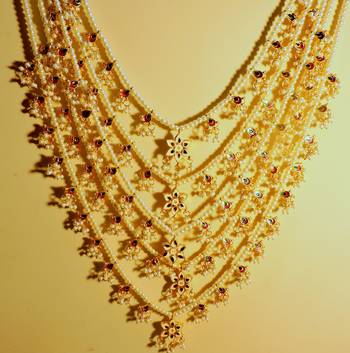 Traditional Five Line Kundan Satlada Haare 2