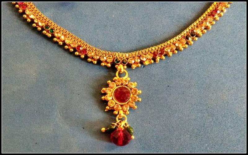gold plated necklace-sets