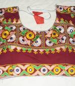 Pure Kachchi Hand work Blouse - Real mirror work - kutch work blouse
