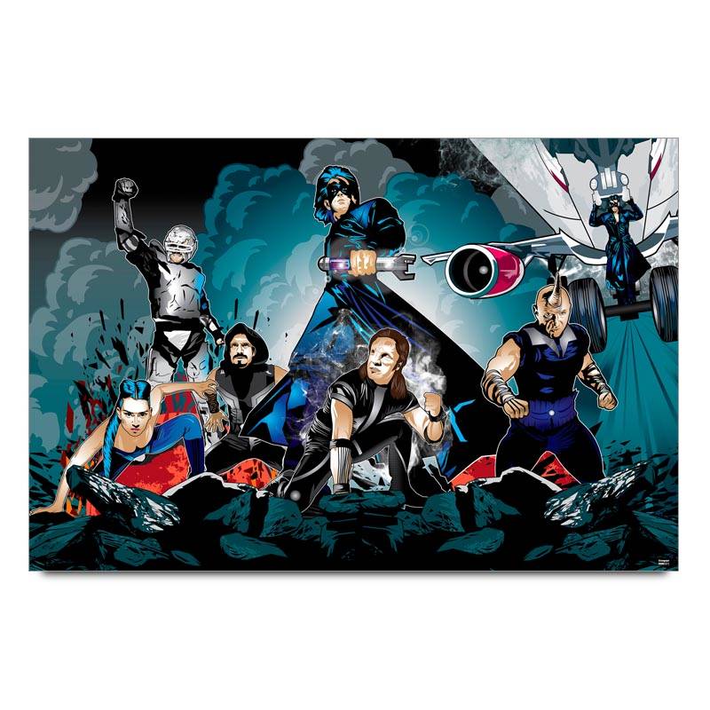 Krrish Characters Anime Poster
