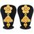 Stylish Jalebi 4 String Gold Plated Necklace Set For Women