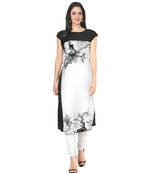 Multicolor crepe printed kurti