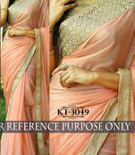 Pink Embroidered Georgette Saree With Blouse