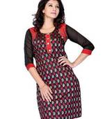 Designer Kurti made from Georgette by DIVA FASHION-Surat