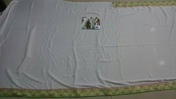 White Embroidered Georgette Saree With Blouse 4
