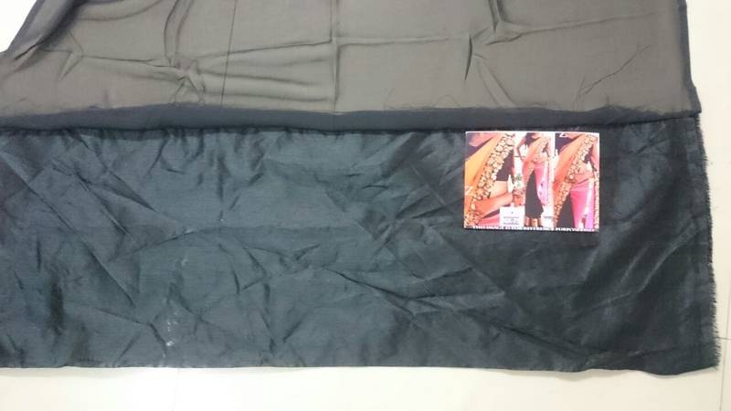 Multi Color Embroidered Georgette Saree With Blouse