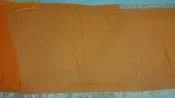 Orange Embroidered Georgette Saree With Blouse 2