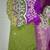 Rani Pink Embroidered Georgette Saree With Blouse