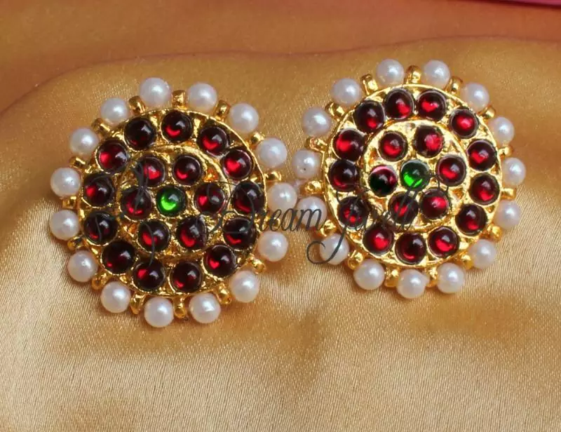 BEAUTIFUL HUGE TEMPLE STYLE EARRINGS
