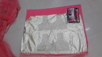 Peach Embroidered Net Saree With Blouse 2