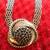 Silver Black Necklace Set-110165