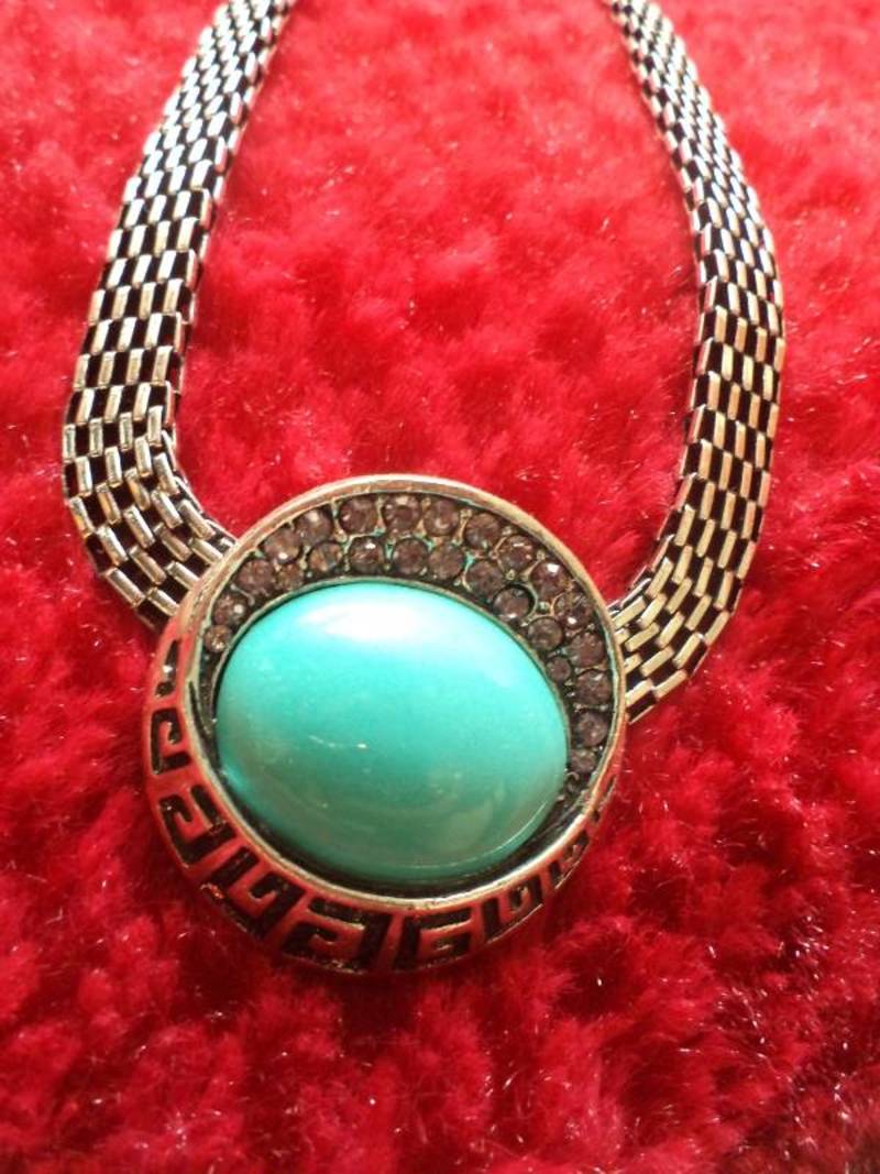 Turquoise Necklace Set-110164