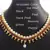 Magenta Pearl Gota Necklace Set