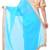 sky blue printed georgette saree With Blouse Piece