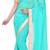 light green printed georgette saree With Blouse Piece