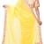yellow printed georgette saree With Blouse Piece