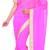 Pink printed georgette saree With Blouse