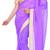  Purple Georgette Sarees With Blouse Piece