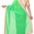 green printed georgette saree With Blouse Piece