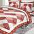 Multicolor Cotton Contemporary Print Double Bed Cover
