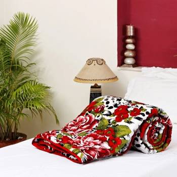 Leopard And Floral Print  Soft Poly Cotton Single Comforter 2