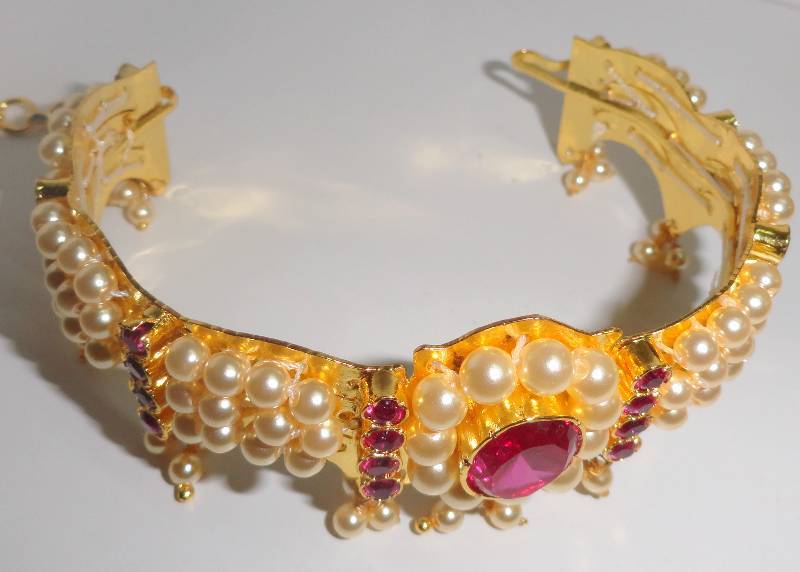 Moti Bajubandha Waki Armlet Maharashrian Traditional