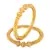 Gold Plated Royal Golden Beads Studded Traditional Ethnic Bangle Set For Womens