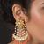 Gold Plated Coral Earrings