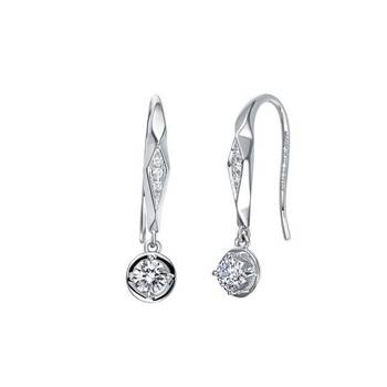 Signity Sterling Silver Poonam Earring 2