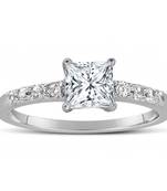 Signity Sterling Silver Durga Ring