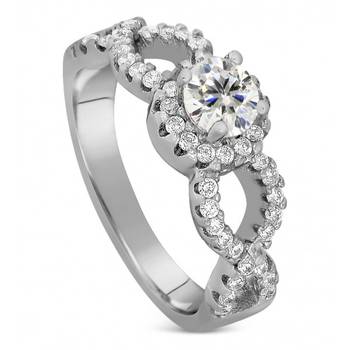 Signity Sterling Silver Aarchi Ring 3