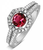 Signity Sterling Silver Kavya Ring