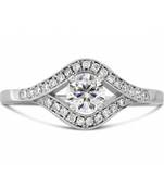 Signity Sterling Silver Tejashree Ring