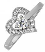 Signity Sterling Silver Kirti Ring