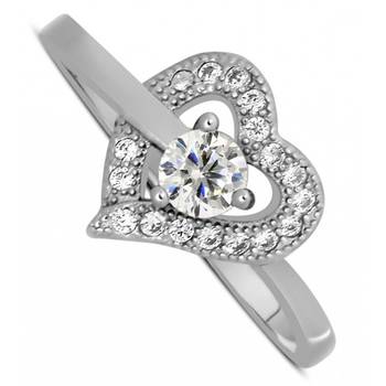 Signity Sterling Silver Kirti Ring 3