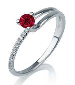 Signity Sterling Silver Pratima Ring