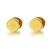 Piercing Gold Stainless Steel BarBell Dumbell Fashion Bali Round Studs Earring for Men Boys